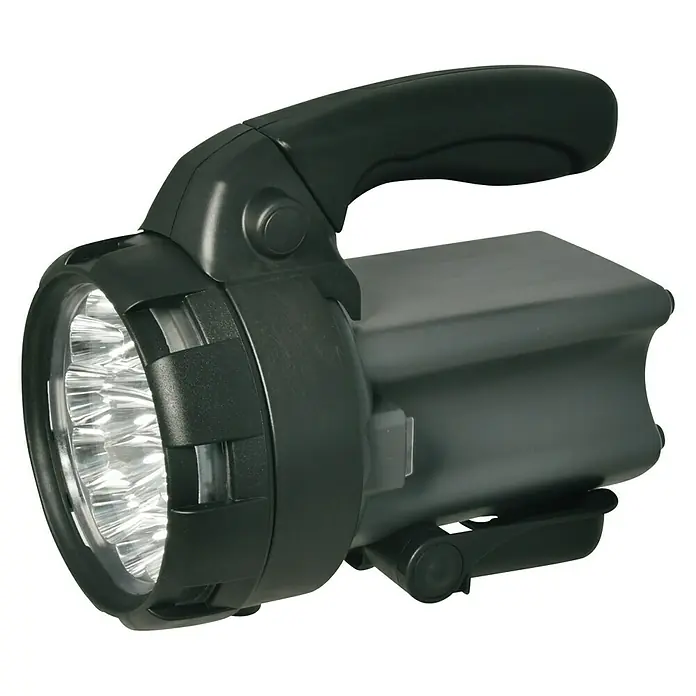 Xunzel Linterna LED recargable - Interruptor, 20,5 x 13 x 16,5 cm, Gris