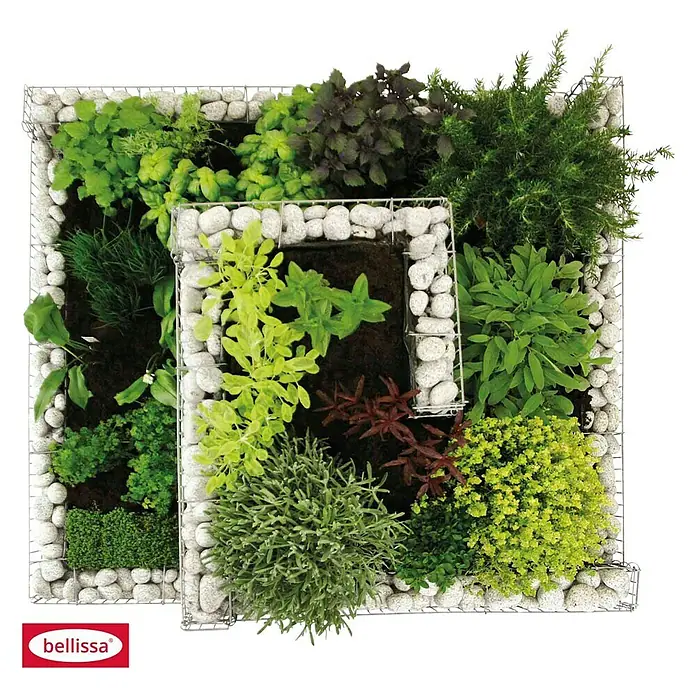 Bellissa Kräuterspirale Cantone - 120 x 110 x 70 cm - Ansicht von oben