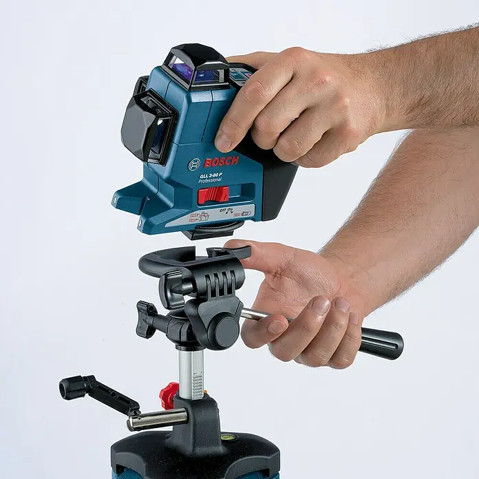Bosch Professional Stativ BT 250 - Höhenverstellung: 97,5 - 250 cm, Stativ-Gewinde: ¼″
