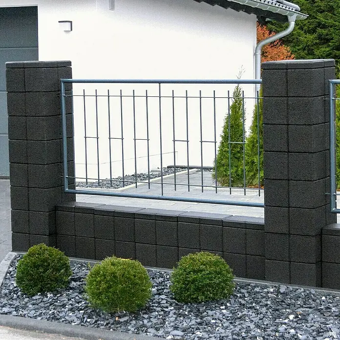 Betonski blok Ambienta - 40 x 20 x 20 cm, Antracit, Beton
