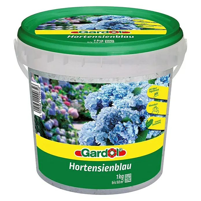 Gardol Hortensienblau - 1 kg, Inhalt ausreichend für ca.: 50 m², Wiederverschließbar