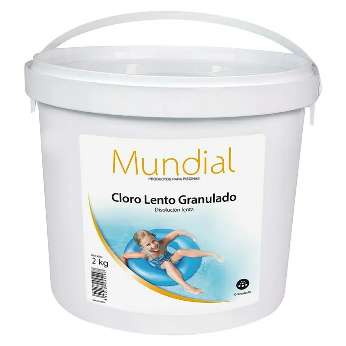 Mundial Cloro granulado de larga duración - 2 kg