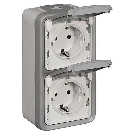 Legrand  Feuchtraum-Steckdose Plexo