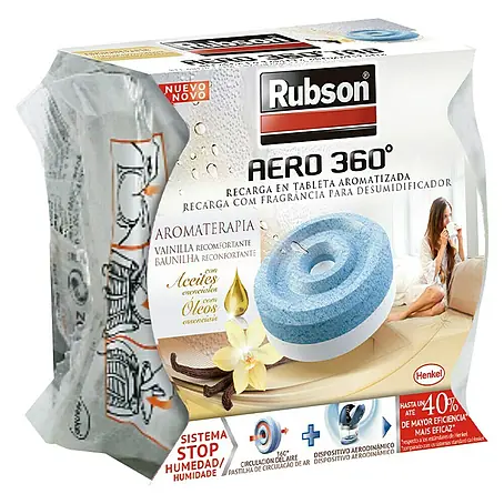 Rubson  Tableta para el deshumidificador Aero 360º vainilla
