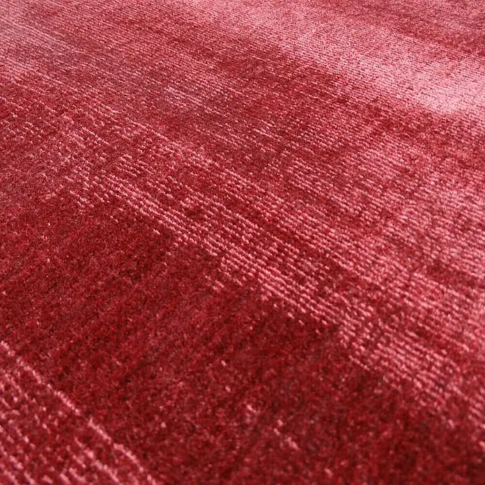 Kayoom Kurzflorteppich Luxury - Violett, 290 x 200 cm, 100 % Viskose - Detailaufnahme