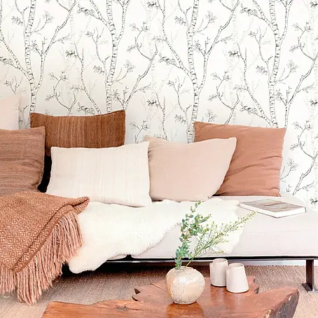 Papel pintado orgánico árbol