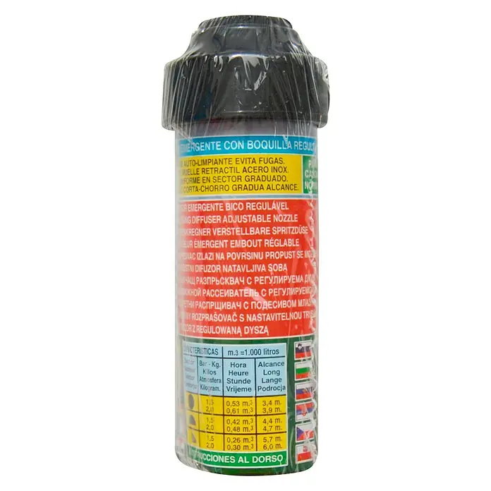 Aspersor emergente - ¾″, Superficie de rociador máx.: 50 m²