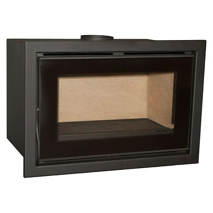 Panadero Insert de leña C-820-S - 7 kW, Volumen de calefacción: 250 m³, Antracita