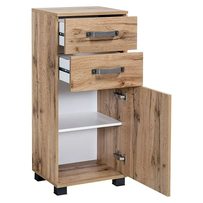 Schildmeyer Milan Unterschrank - 40,5 x 32 x 95 cm, Wotaneiche - Anwendungsbeispiel