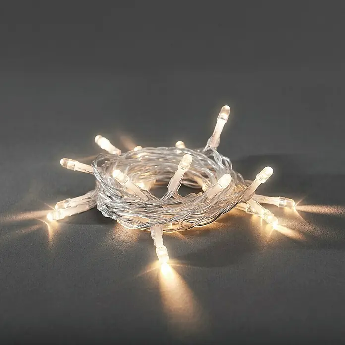 Konstsmide Led-feestverlichting - Binnen, 10 lampen, Lengte: 1,35 m, Warm wit
