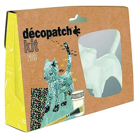 Décopatch  Pieza decorativa mini Kit Gato