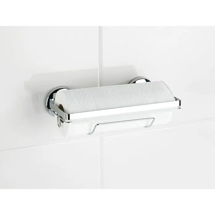 Wenko Portarrollos de pared Magic Loc - L x An x Al: 13 x 28 x 9 cm