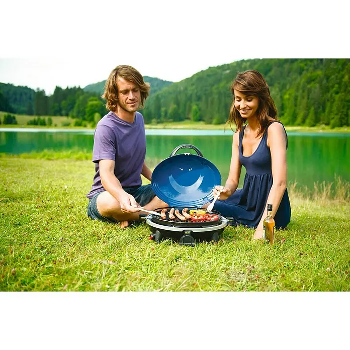 Campingaz Hornillo de gas - L x An x Al: 45 x 36 x 17 cm, Tipo de quemador: Encendido piezoeléctrico