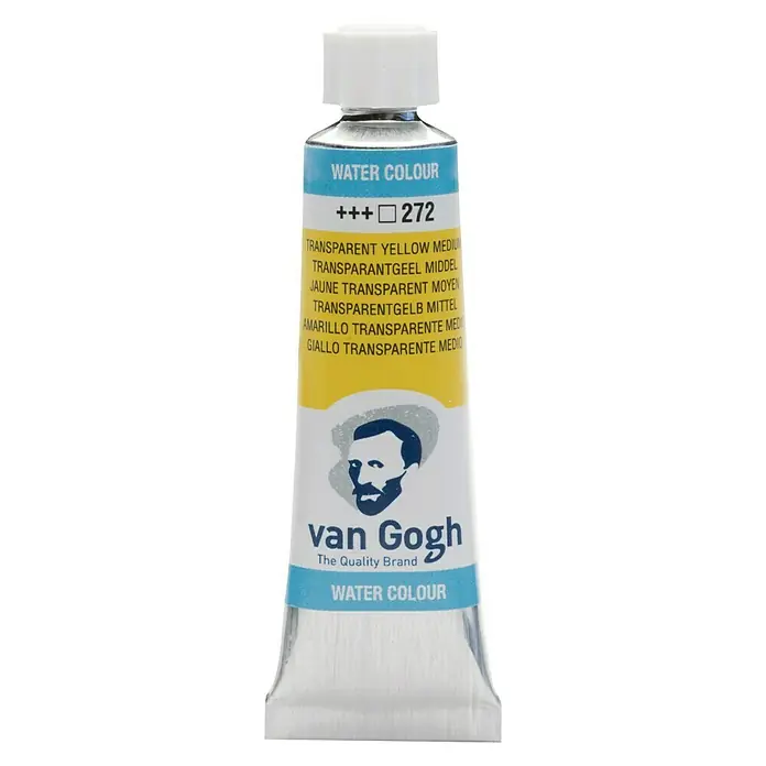 Talens Van Gogh Acuarela - Amarillo transparente medio, 10 ml, Tubo