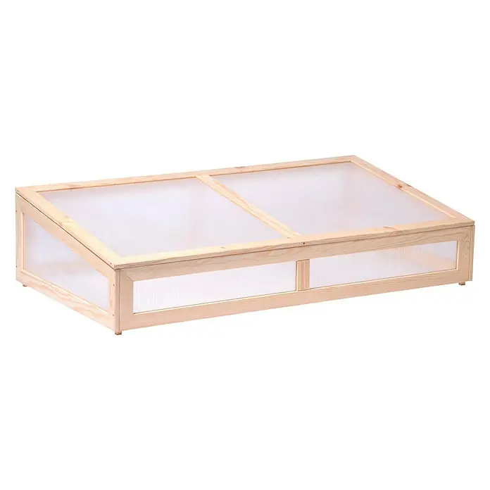 Dobar Frühbeet-Aufsatz - 128 x 67 x 31,5 cm, Holz - Rechte Seitenansicht