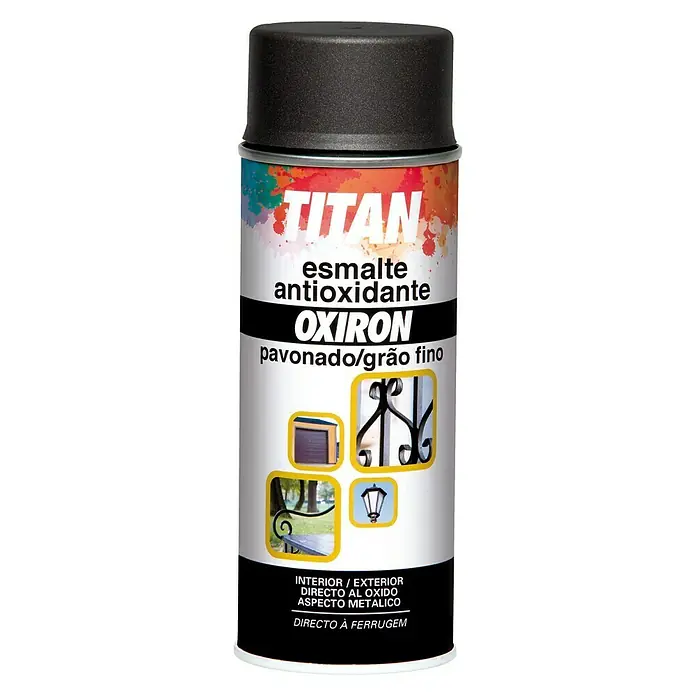 Oxiron Spray antióxido - Gris acero, 400 ml, Mate