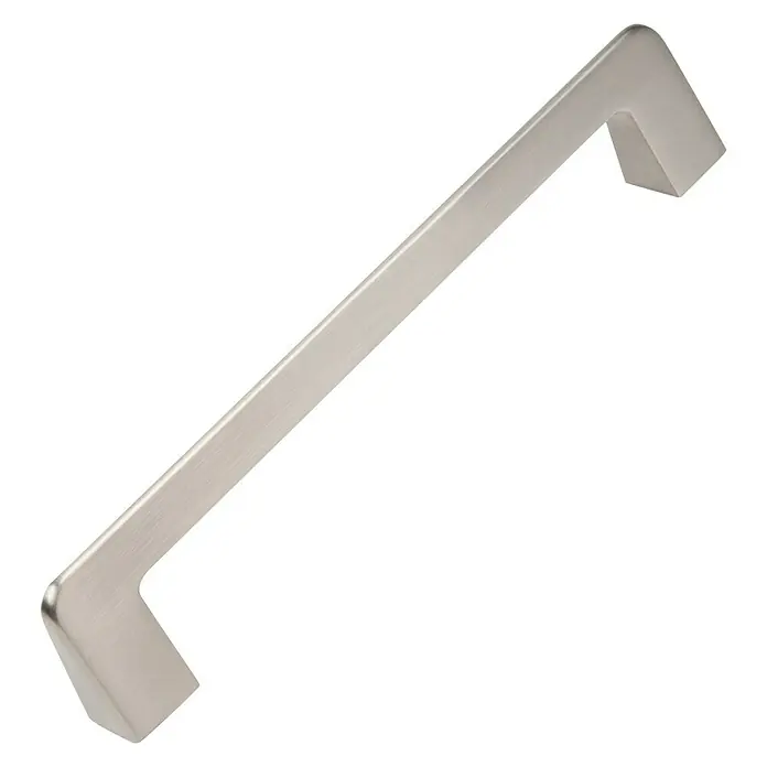 Nesu Tirador para muebles 894825 - L x An x Al: 14,2 x 1,5 x 3,2 cm, Acero, Acero inoxidable, Distancia entre orificios: 128 mm