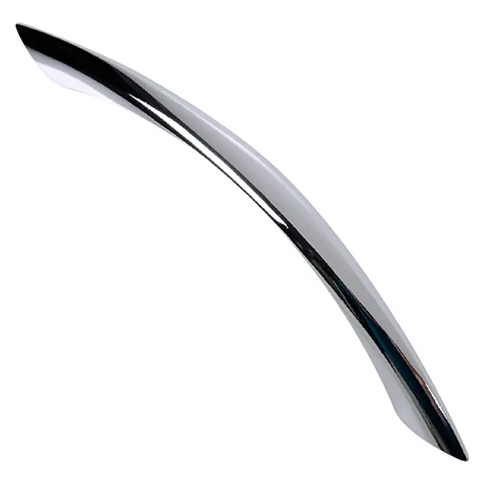 Nesu Tirador para muebles 867601 - L x An x Al: 12,7 x 1,2 x 2,4 cm, Cromo, Distancia entre orificios: 96 mm