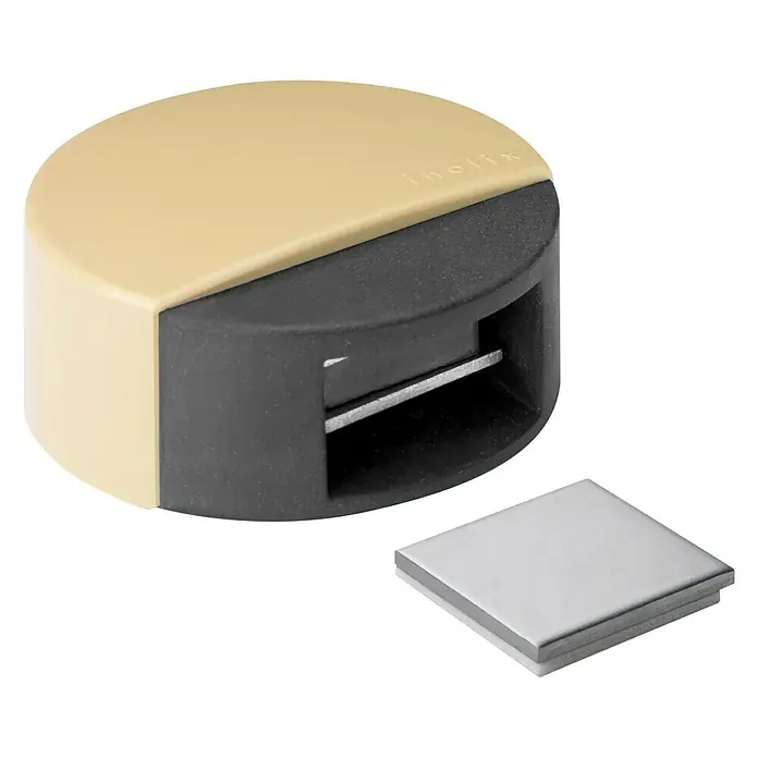 Inofix Tope de puerta 2037 - Acero inoxidable, Beige