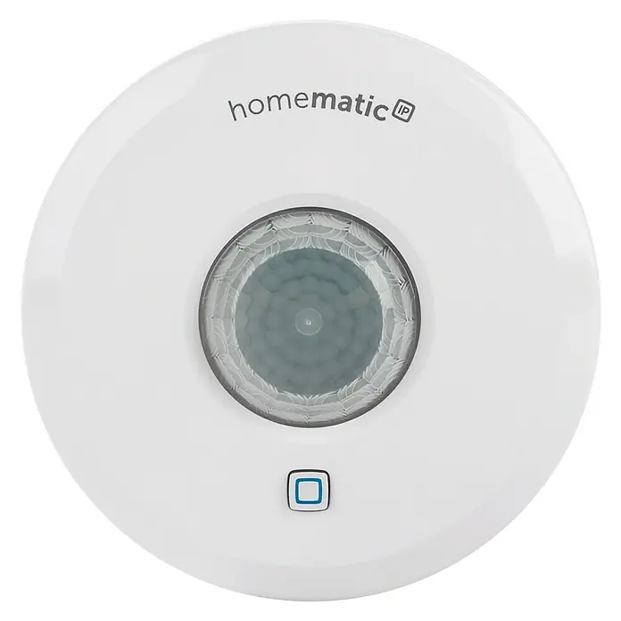 Homematic IP Bewegungsmelder HmIP-SPI - Batteriebetrieben, Ø x H: 10 x 2,9 cm, Bewegungssensorik, 105 ° - Vorderansicht