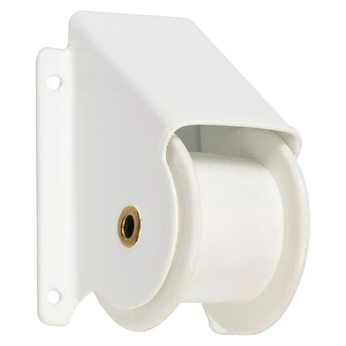 Polea para persianas Super - Blanco, Anchura de la correa: 22 mm