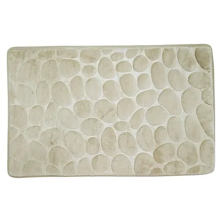 MSV  Alfombra para baño Piedras
