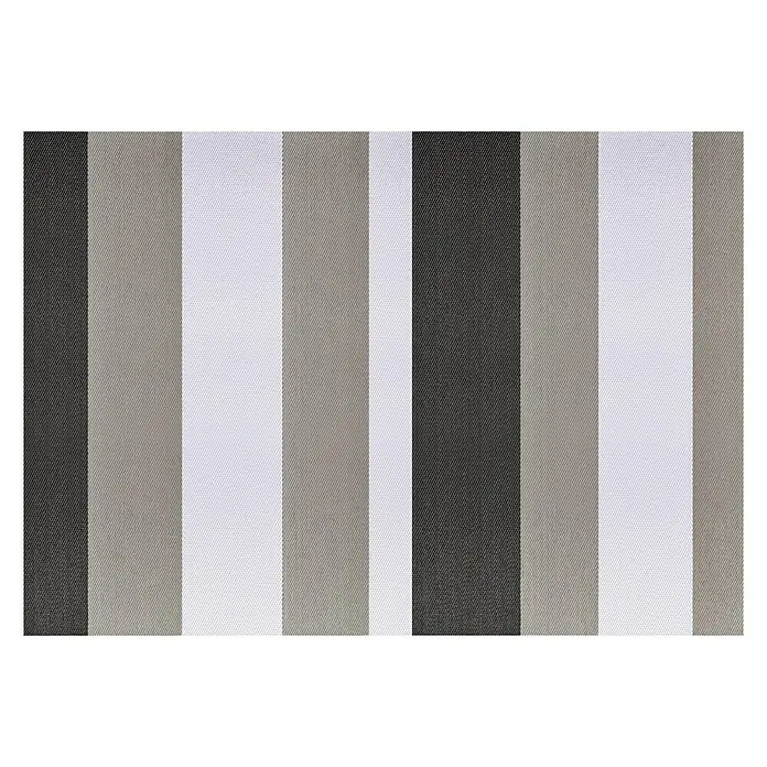 Alfombra Living Stripes - Gris, 200 x 140 cm, 70% PVC y 30% PES
