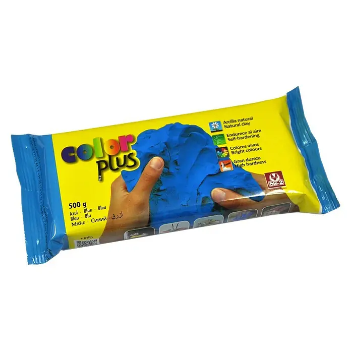 Masa de moldeo rápido Colorplus - 500 g, Azul