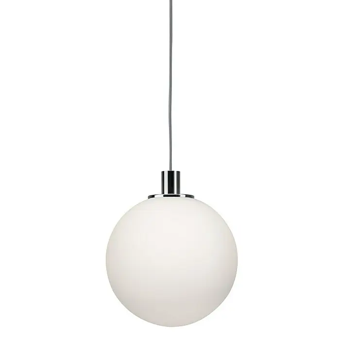 Paulmann URail 2Easy Lampenschirm Alari - Ø x H: 30 x 30 cm, Opal, Glas, Rund - Vorderansicht
