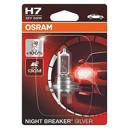 Osram  Halogeenkoplamp Night Breaker Silver H7