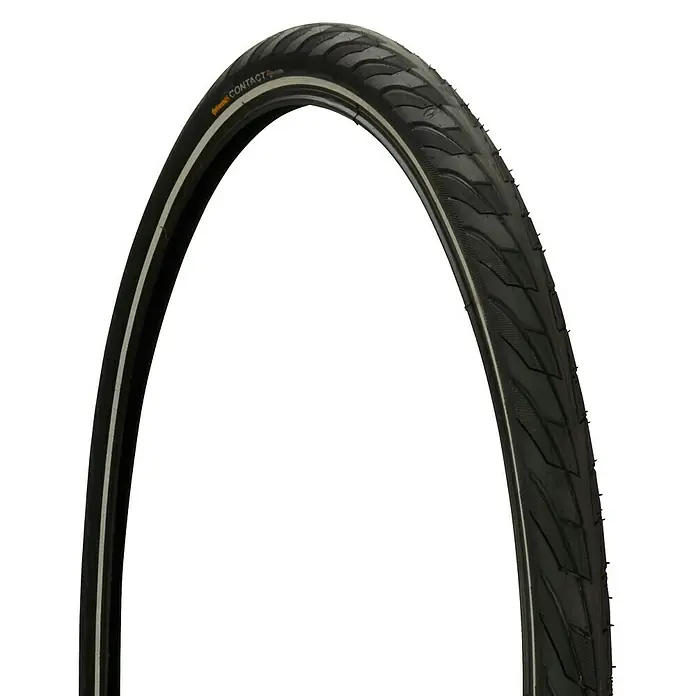 Continental Fahrradreifen Contact - Größe: 28″ x 1,6, Geeignet für: Straße, Pannensicher - Vorderansicht