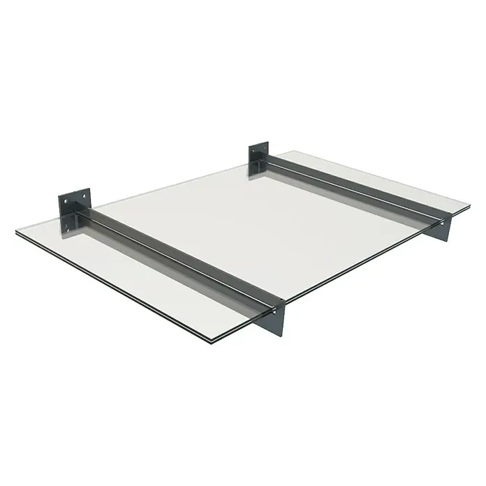 Solid Elements Glasplaat voor deurluifel Portofino - l x b: 1.500 x 900 mm, Helder glas
