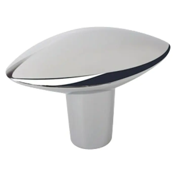 Nesu Tirador para muebles 4601 - L x An x Al: 3,4 x 2 x 2,4 cm, Acero, Cromado