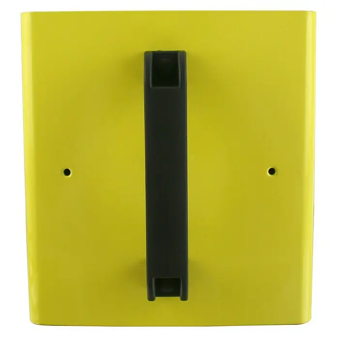 Voltotherm Bauheizer Box - 2.000 W, Gelb/Schwarz, L x B x H: 18,8 x 17,8 x 19,7 cm - Ansicht von oben