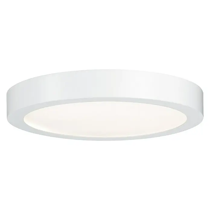 Paulmann Okrugla stropna LED svjetiljka - 20 W, Ø x V: 30 x 3,8 cm, Bijele boje, Topla bijela - Pogled sprijeda