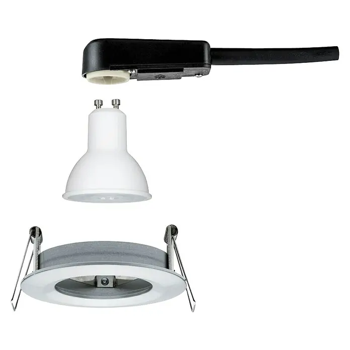 Paulmann LED-Einbauleuchte Nova - 6,5 W, Aluminium, Warmweiß, 1 Stk.