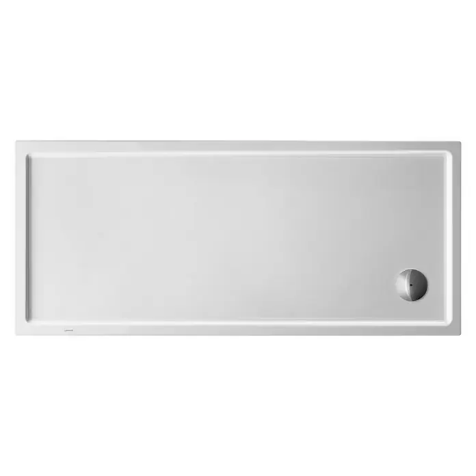 Duravit Duschwanne Starck Slimline - L x B: 160 x 70 cm, Kunststoff, Weiß, Ohne Antirutsch-Oberfläche - Ansicht von oben