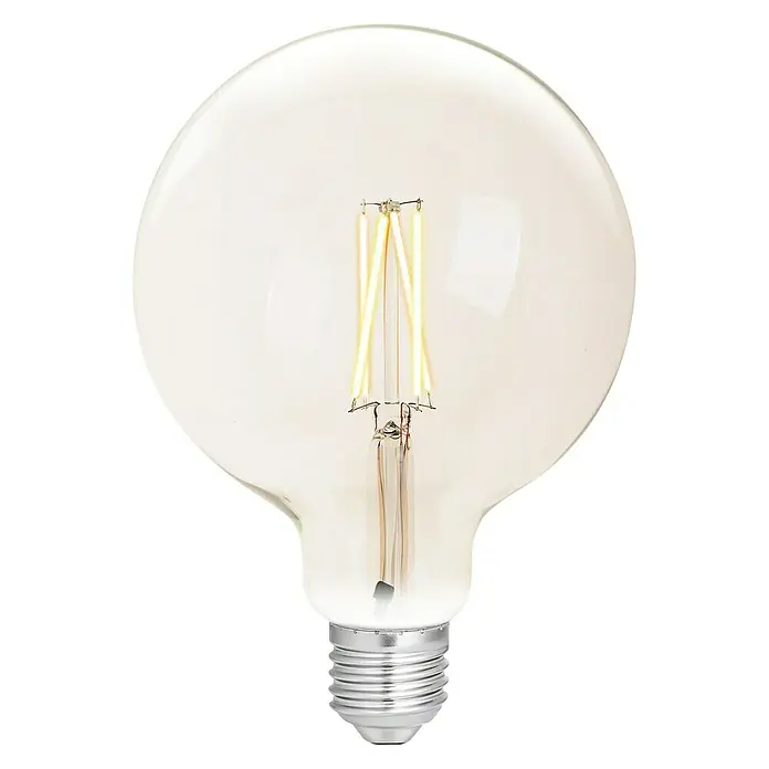 WiZ LED-Leuchtmittel - E27, 7 W, Transparent, G125, 650 lm