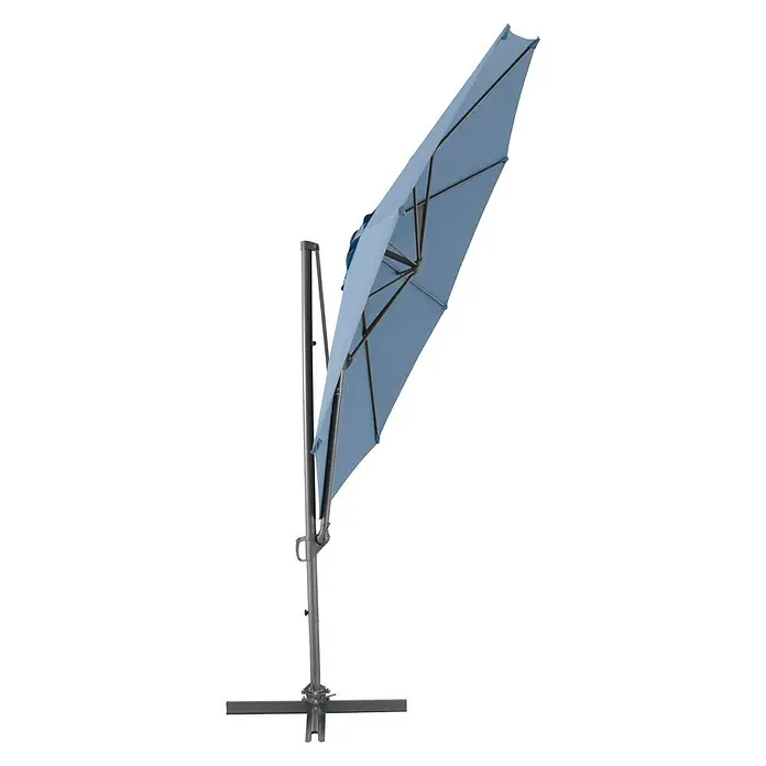 Sunfun Ampelschirm Florenz - Blau, Durchmesser: 300 cm