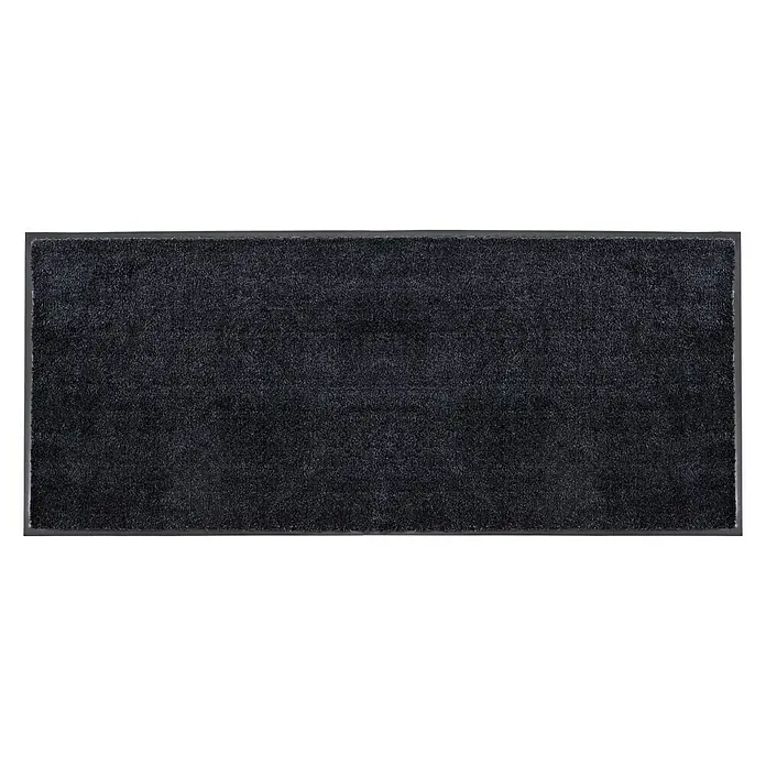SCHÖNER WOHNEN-Kollektion Sauberlaufmatte Uni - Anthrazit/Schwarz, 100 x 67 cm, 100 % Polyamid - Ansicht von oben