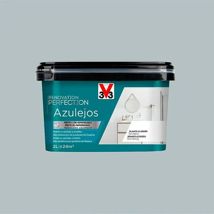 V33 Esmalte para azulejos Renovation Perfection - 2 l, Satinado