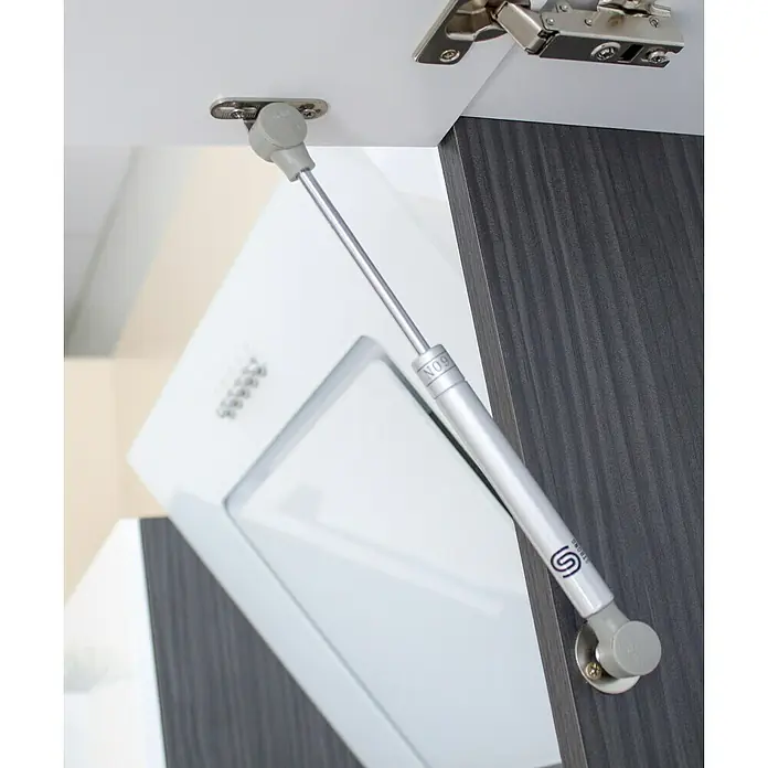 Respekta Premium Küchenzeile RP270ESCBO - Breite: 270 cm, Mit Elektrogeräten, Schwarz Hochglanz
