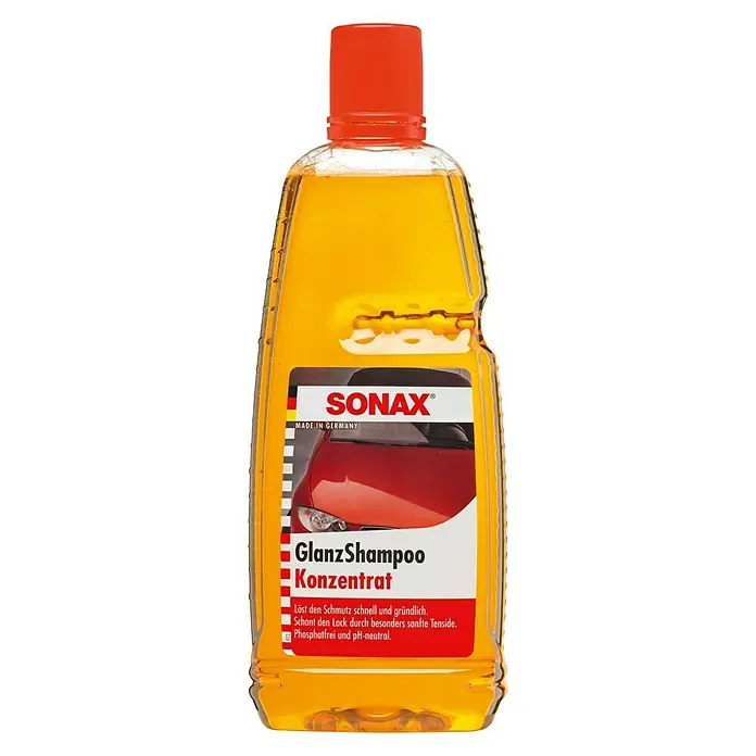Sonax Koncentrat šampona za automobile - Sadržaj: 1 l, Dermatološki ispitano - Pogled sprijeda