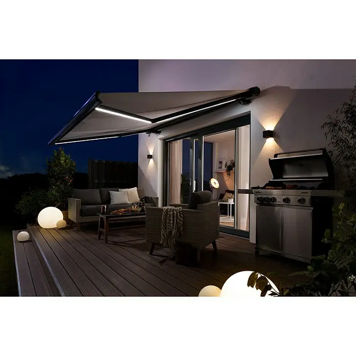 Starlux Vanjska zidna LED svjetiljka Umea - 8 W, 10 x 10 x 10 cm, Antracit, IP54