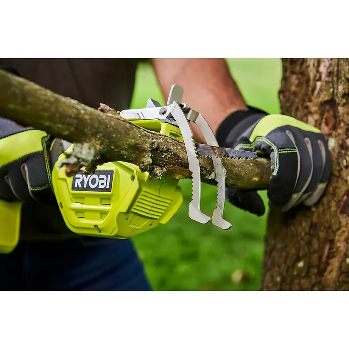 Ryobi ONE+ Bežična pila za grane - 18 V, Litij-ionska, Bez akumulatora - Proizvod u upotrebi