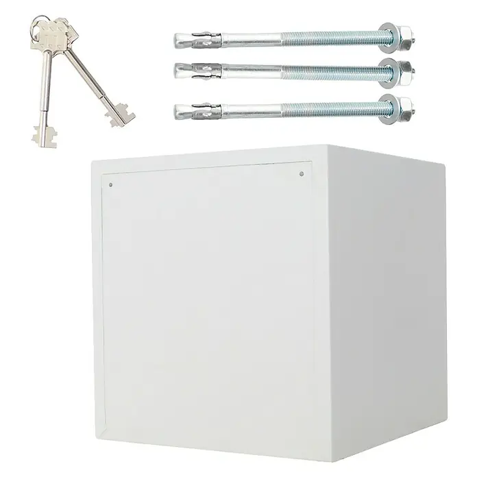 Rottner Feuerschutztresor Fire Safe - 45 x 44 x 46 cm, Doppelbart-Hochsicherheitsschloss