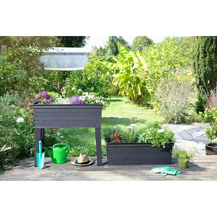 Garantia Urban Hochbeet - 75 x 37 x 65 cm, Kunststoff - Anwendungsbeispiel