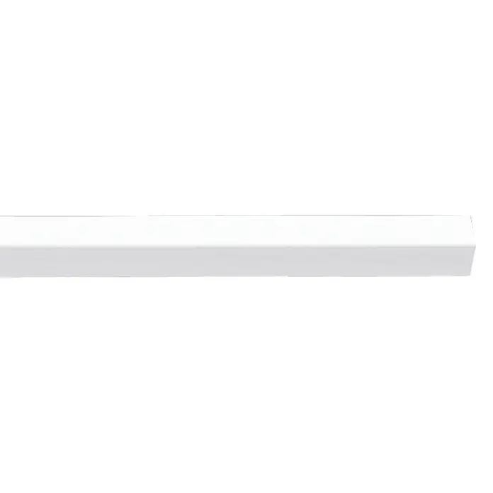 Winkelprofil CP 20 - 200 x 2,2 x 2,2 cm, HD Polymer, Weiß - Vorderansicht
