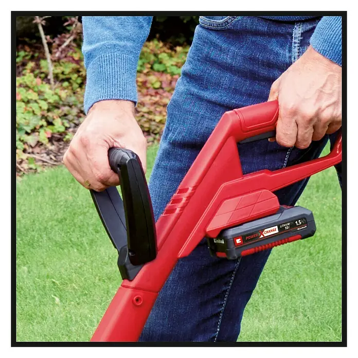 Einhell Power X-Change Akku-Rasentrimmer GC-CT 18/24 Li P - 18 V, Li-Ionen, 1 Akku, Schnittbreite: 24 cm - Detailaufnahme
