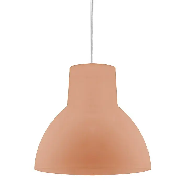 Lámpara colgante Bell - 40 W, Ø x Al: 200 mm x 21 cm, Naranja, E27